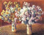 Клод Моне Две вазы с хризантемами 1888г